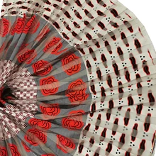 Красивая и качественная кружевная лента, африканская печатная лента из органзы, плотная прозрачная лента, 5 ярдов в партии, 30 дизайнов