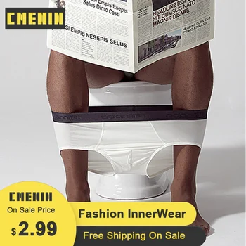 

CMENIN Low waist Cotton Solid Quick Dry Sexy Undenwear Men Jockstrap Briefs Bikini Gay Men Underwear Male Jock Strap Cueca AD307