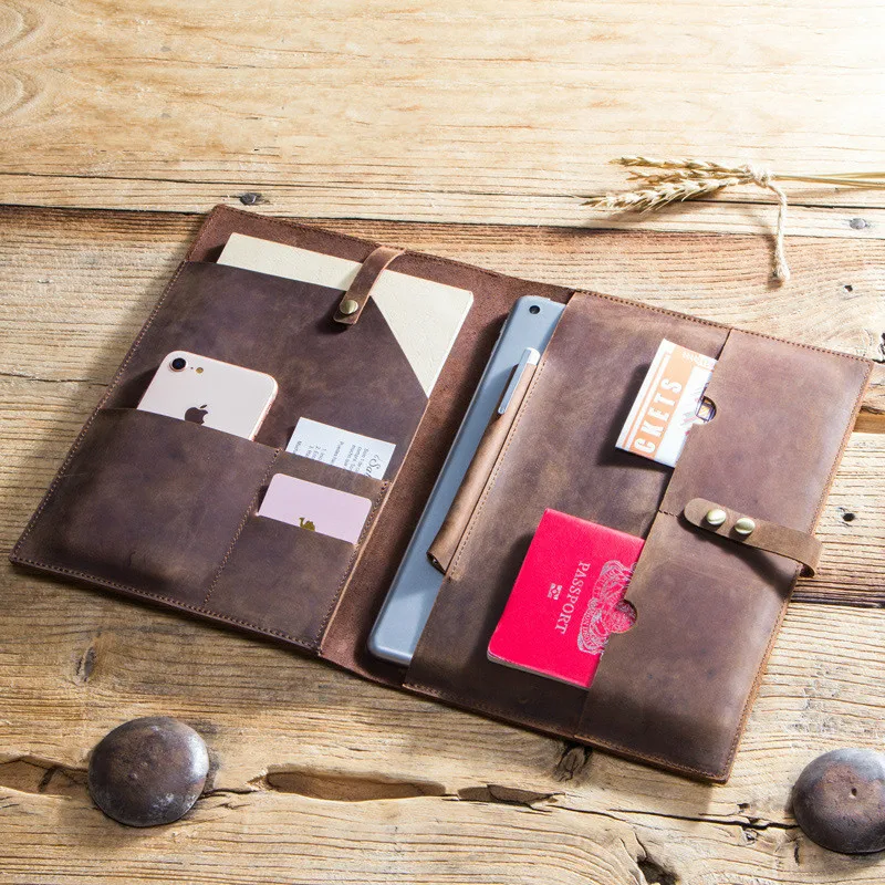 

Luxury Retro Cow Leather Case Cover ForiPad Pro 7.9 inchTablet Sleeve Pouch Notebook Case Bag