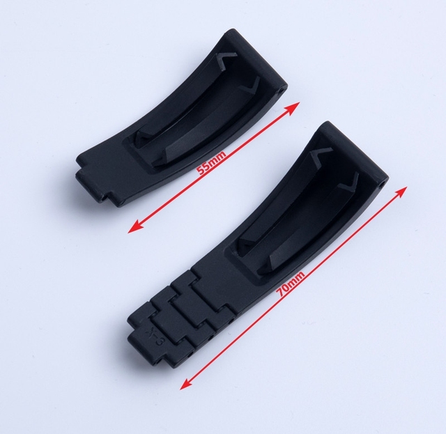 Rubber Watch Band 20mm Watchband For Rolex Strap For Role DAYTONA SUBMARINER GMT Yacht-Master OYSTERFLEX Adjustable Size