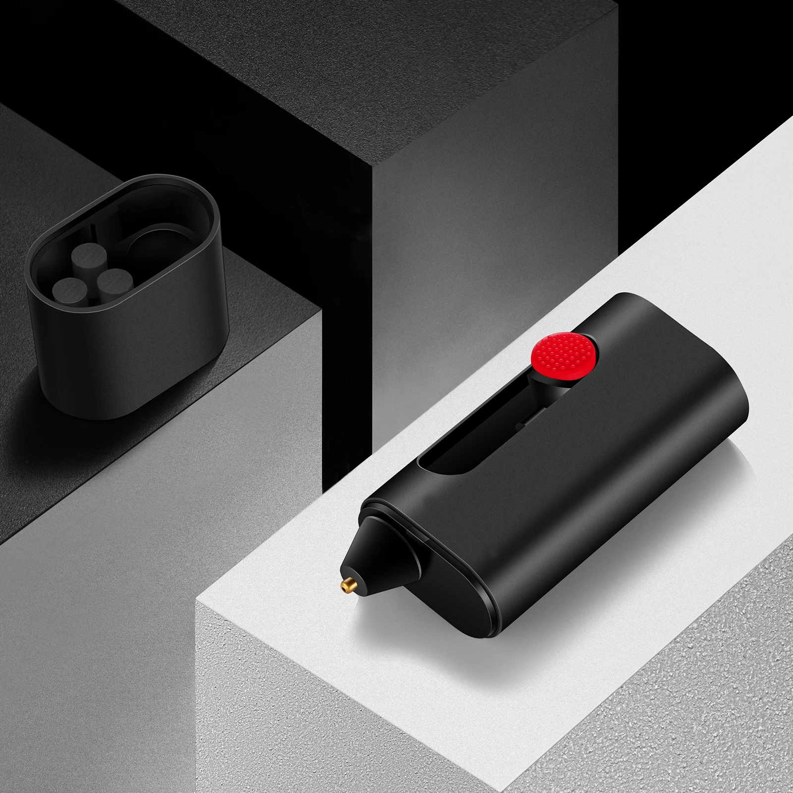 

2000mAh Electric Hot Melt Glue Pen Cordless Gluer Type-C DIY Art Craft Glue Pen W/ 120pcs Glue Sticks