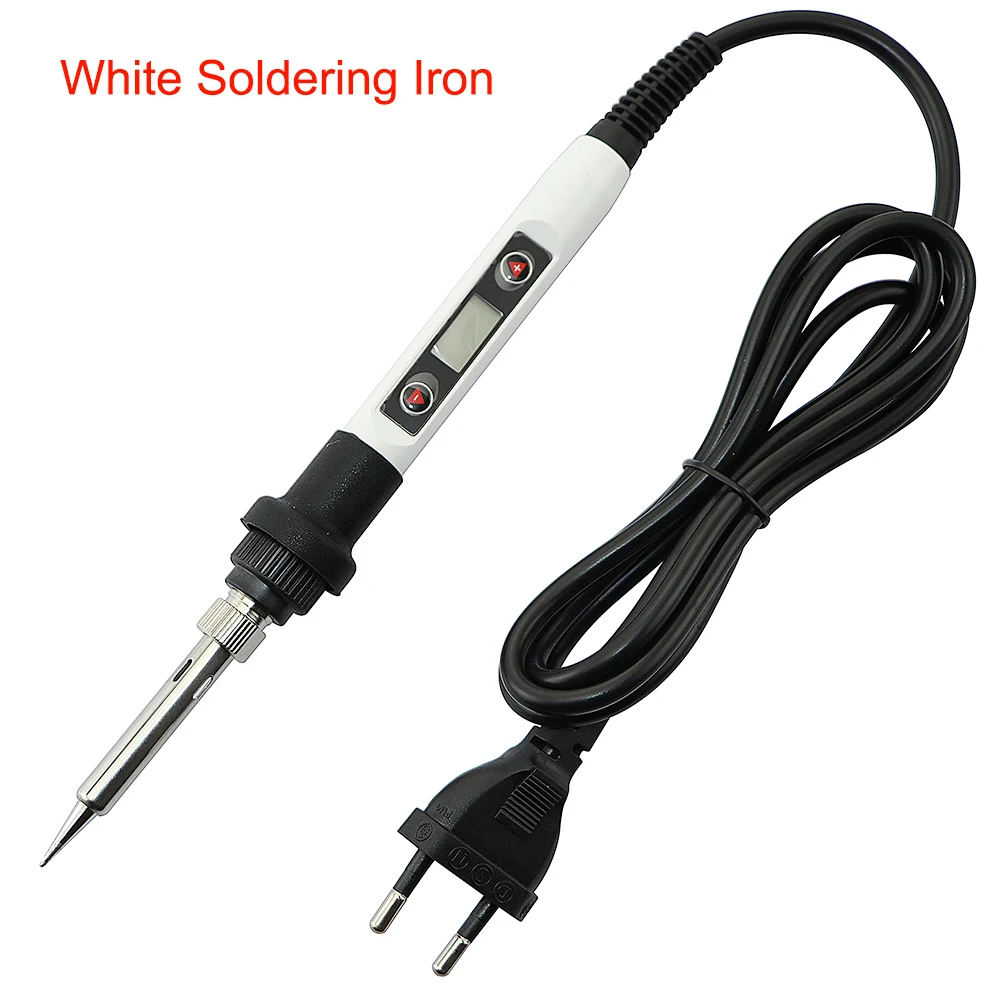 electric soldering iron 80W Electric Soldering iron LCD Digital Display Adjustable Temperature 110V / 220V Rework Welding Solder Tools electronics soldering kit Welding Equipment