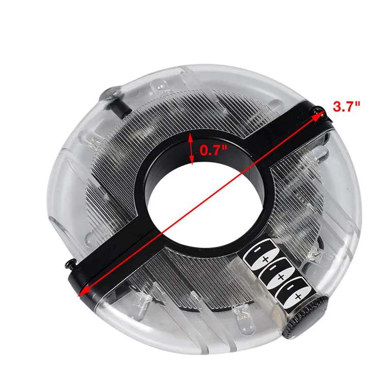 Bike LED Flower Drum Wheel Light Mountain Bicycle Front/Tail Hub Light Spoke Warning Lamp Night Riding Cycling Decoration Light