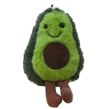 13cm Fruit Avocado Pendant Cute Doll Keychain Plush Toy Stuffed Toys Women Ladies Bag Pendant