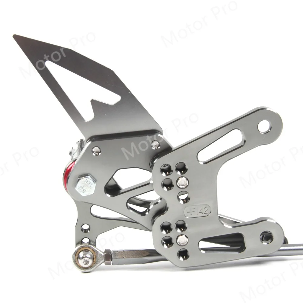 Регулируемые подножки для KAWASAKI NINJA ZX10R 2011- Аксессуары для мотоциклов подножка Rearset ZX1000 ZX1000J ZX-10R