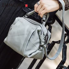 EUMOAN, кожаная женская сумка, новая сумка, сумка через плечо, модная, первый слой, кожаная сумка