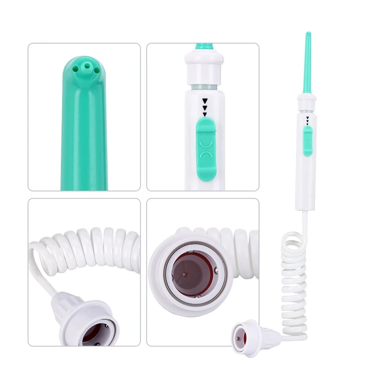 6Nozzle Faucet Oral Irrigator Water Dental Flosser Portable Irrigator Dental Water Jet Toothbrush Oral Irrigation Teeth Cleani