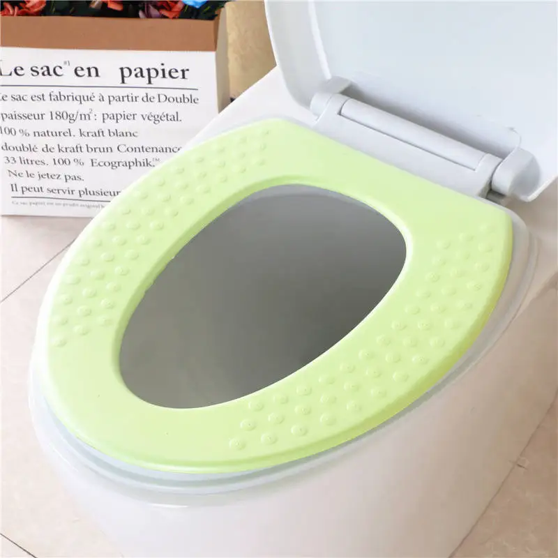 

EVA Quick-Drying Toilet Seat Waterproof Toilet Seat Home Hotel WC Seat Pad Four Seasons WC Cushion Thicken Toilet Seat Ring