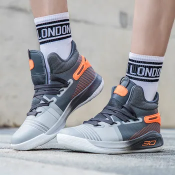 

New Brand Shockproof Basketball shoes Men Boys High-Top Breathable Light Basketball Sneakers No-Slip Men Women Gym Sport Shoes