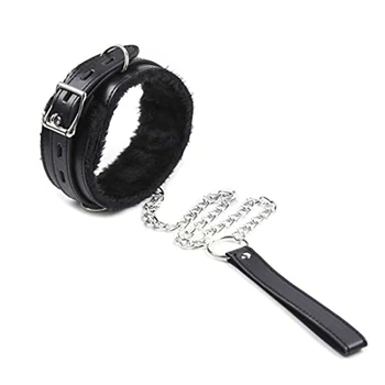 

STAR Collar Pu Leather Choker Necklace with Chain for Women Ladies