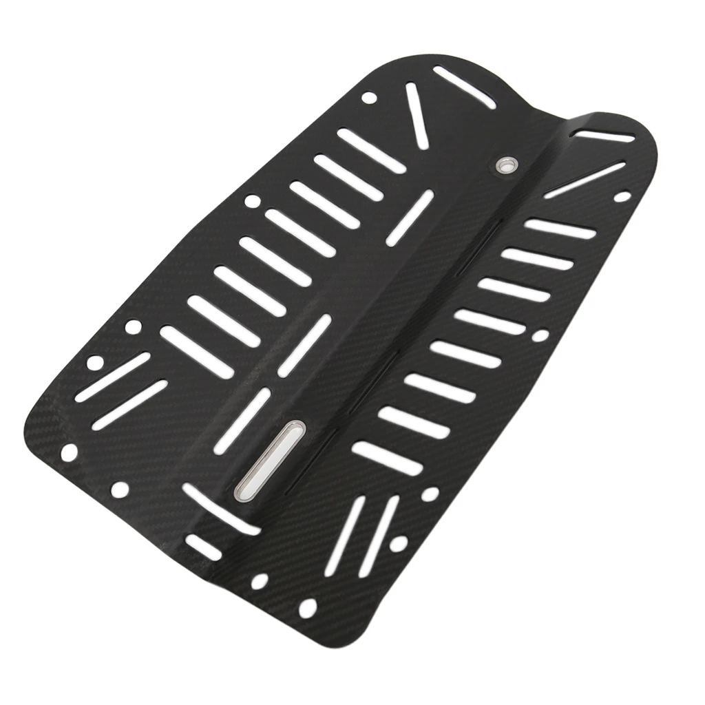 

Tech Scuba Diving Backplate with Holes for Flexibility in Accessory Mounting Strong Strudy Carbon Fiber Scuba Diving Back Plate