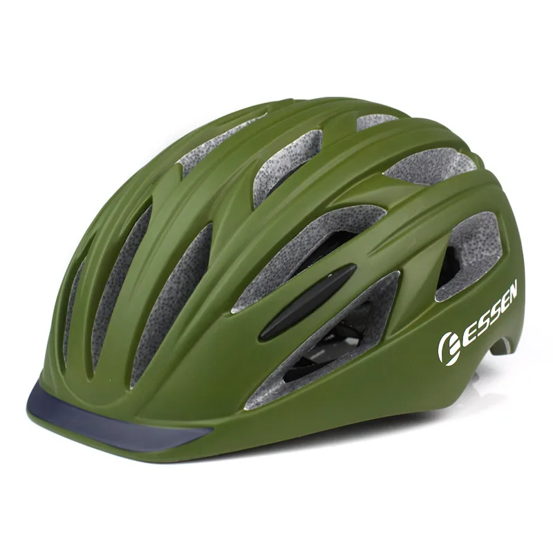 ESSEN велосипедный шлем casco bicicleta hombre Mtb Velo 57-61 см MTB дорожный горный шлем acete велосипедный городской шлем Взрослый шлем шапка шляпа - Цвет: Army Green