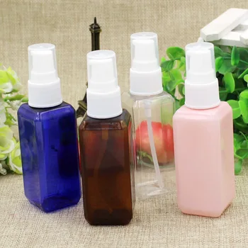

50ml Travel Plastic Shampoo and Shower Gel Bottle Small Empty Refillable Bottle Toner Lotion Bottle WB2474