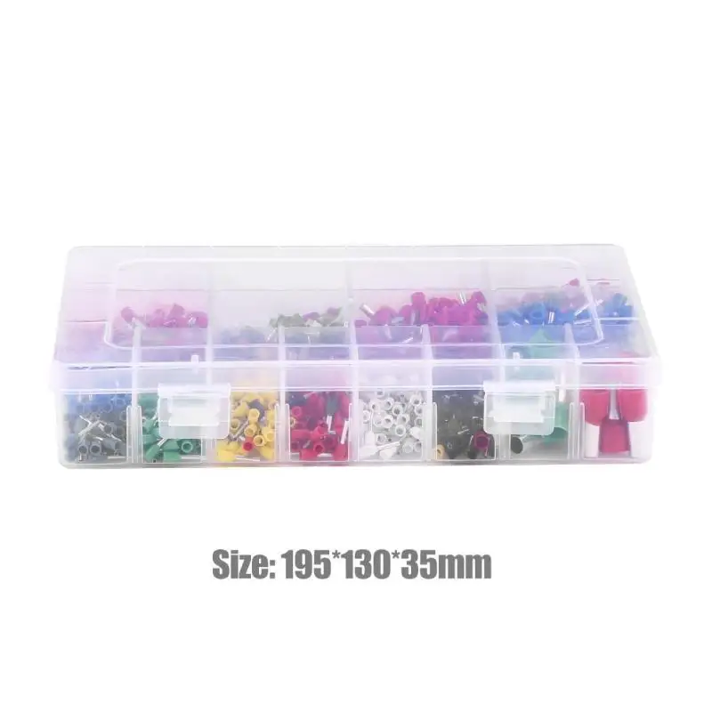 Изолированный Кабельный соединитель Электрический провод из чистой меди Ассорти обжимной лопаты стыковое кольцо вилка набор колец наконечники рулонные клеммы комплект