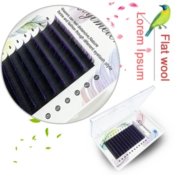 

Gradient Purple 0.15 Eyelashes Makeup Fashion 3D Mink Eyelashes Individual Eyelash Natural Soft Lashes Magnetic Eyelashe Premium