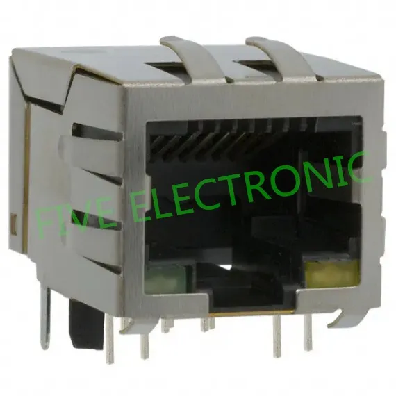 J0006D21B 1 порт RJ45 Magjack коннектор сквозное отверстие 10/100 Base-TX AutoMDIX J0006D21BNL |