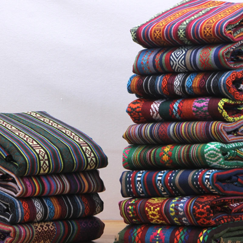 Hemp cloth ethnic style cotton hemp famous table retro Bohemian fabric sofa by meter | Дом и сад