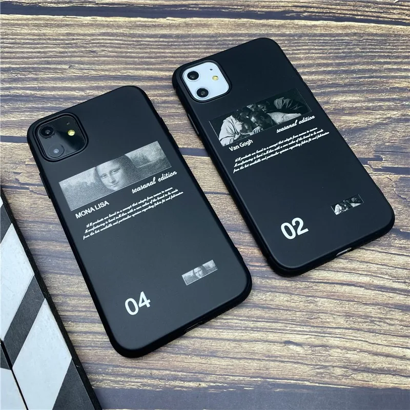 Мягкий чехол для iphone 12 mini 11 pro x xs max xr 8 7 6 6s plus SE 2 с рисунком Моны Лизы силиконовый