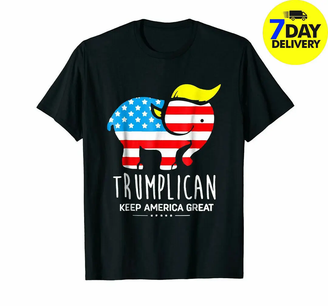 Мужская футболка Trumplican Keep America Great из 100 хлопка | одежда
