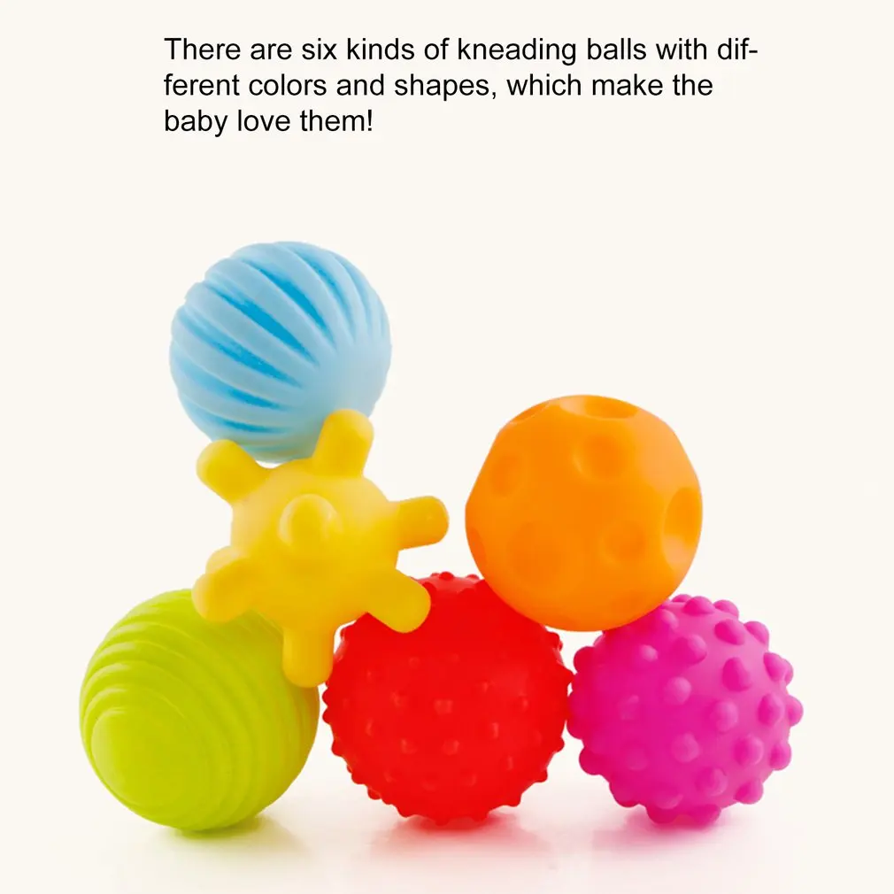 Детская игрушка ручной мяч, детская головоломка, раннее образование, тактильное восприятие, может кусать мягкий резиновый Массажный мяч