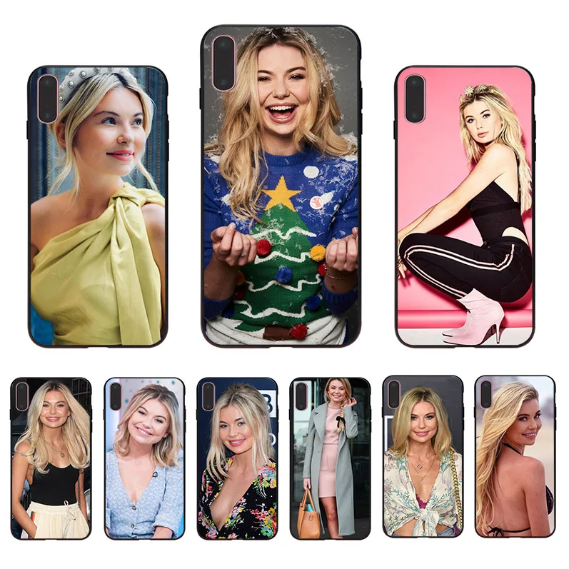 

Georgia Toffolo Pattern printing soft black TPU phone case for iphone 11 pro XS max shell X XR 8 7 6 6s plus 5s 5 se cover Coque