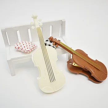 

Violin Shape Music Paper Clips Plastic Note Paperclip Office Musical Stationery Binder Clip Decorative Clamp Gift Binder DIY
