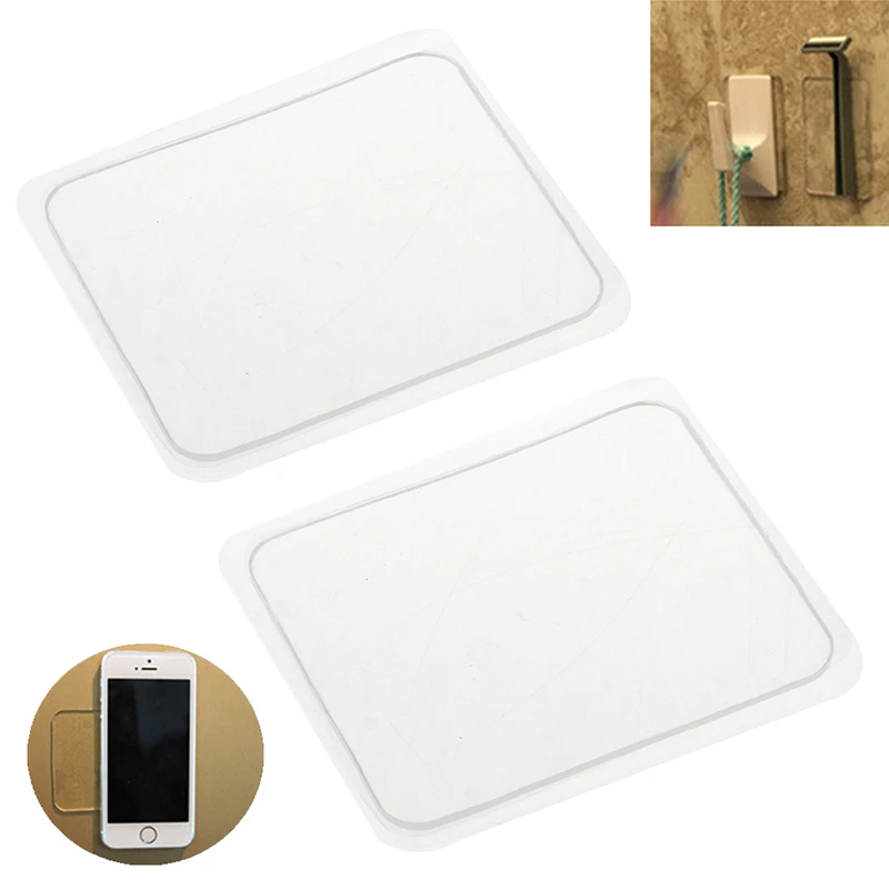 7.7*6.3*0.3cm Sticky gel pads silicone sticky pads anti-slip gripping pads for car phone
