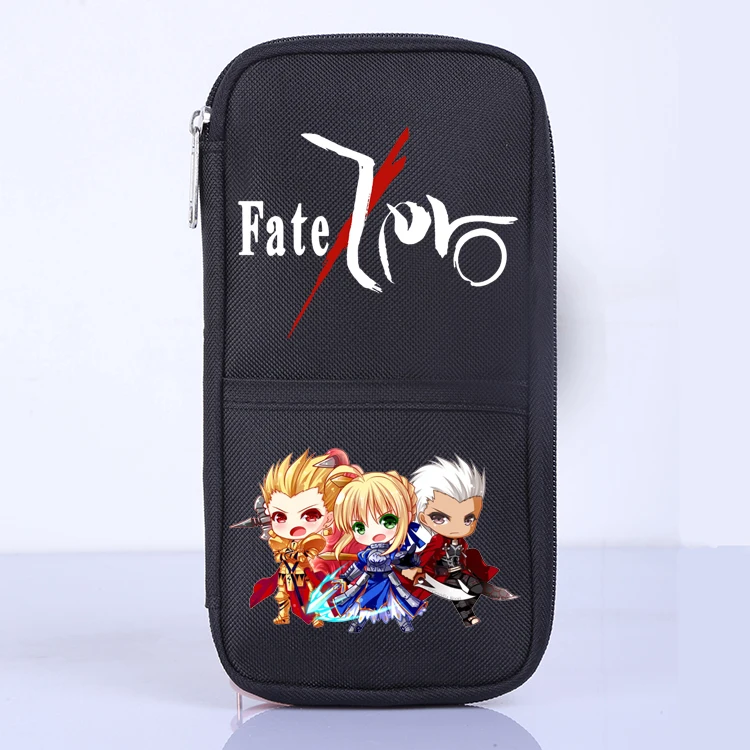 Fate Stay Night Saber Student School Office Stationery Storage Cosplay Pen Pencil Case Bag Wallet Purse Unisex Gift