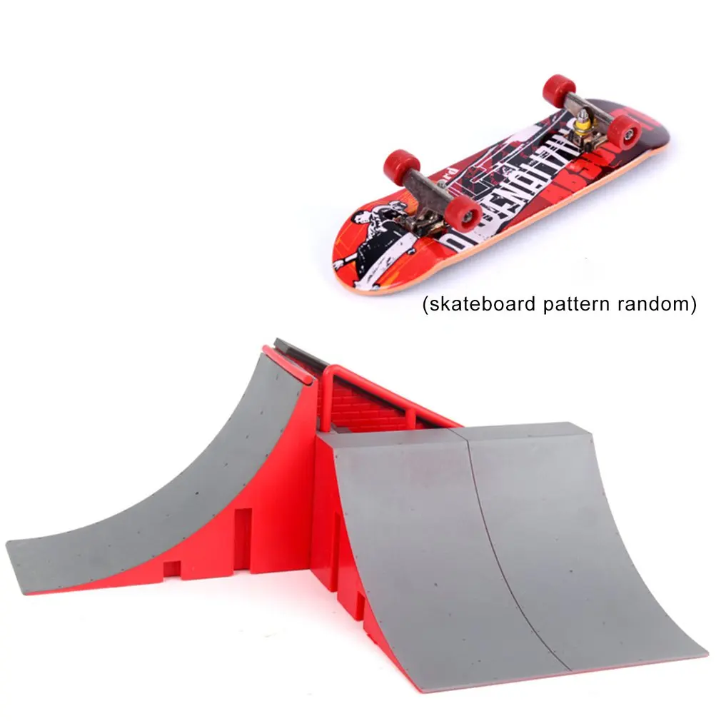 

Mini Desktop Children Toys Flexibility Finger Skateboard Great Gift Puzzle Toy for Children Professional Fingerboard