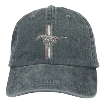 

Ford Mustang, Colored Logo Neutral Adjustable Baseball Cap