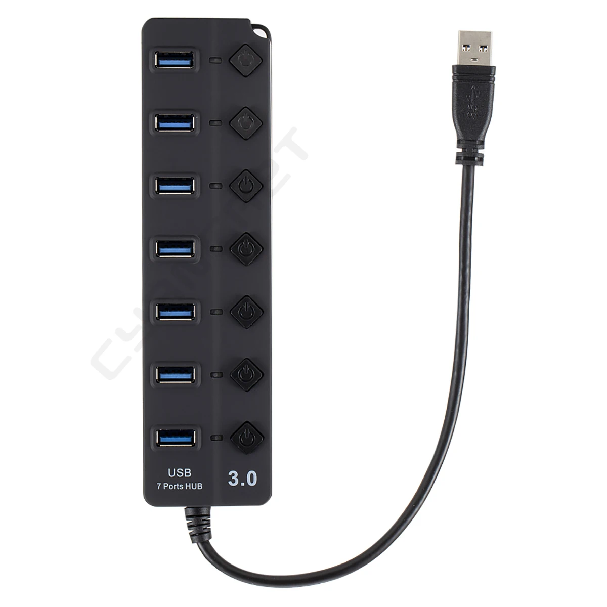 Концентратор USB 3,0 обеспечивает 4 или 7 портов с автономным переключателем usb-разветвитель супер высокая скорость передачи данных для ноутбука MacBook
