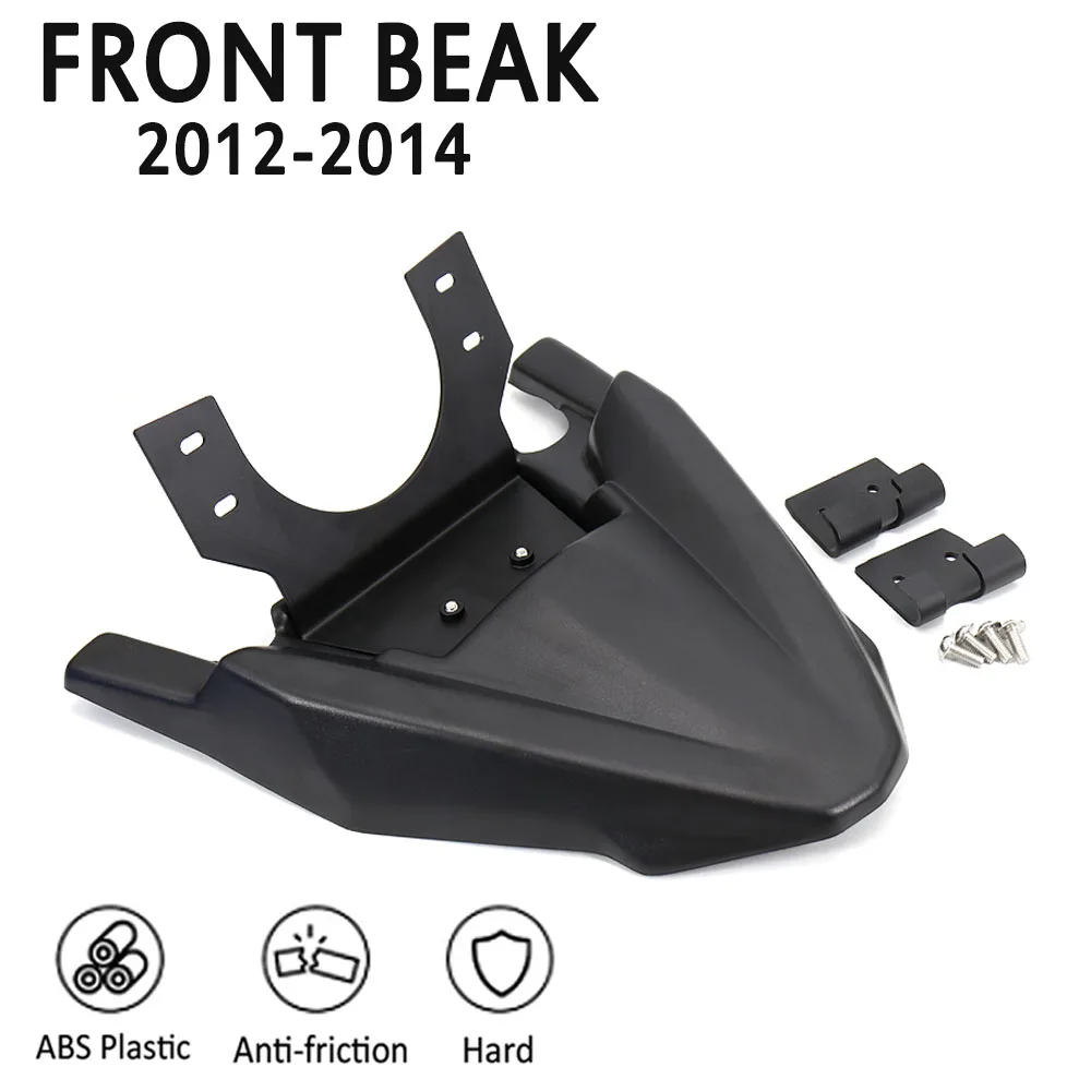 Motorcycle Front Beak Fairing Extension Wheel Extender Cover For Kawasaki Versys 1000 2012-2014