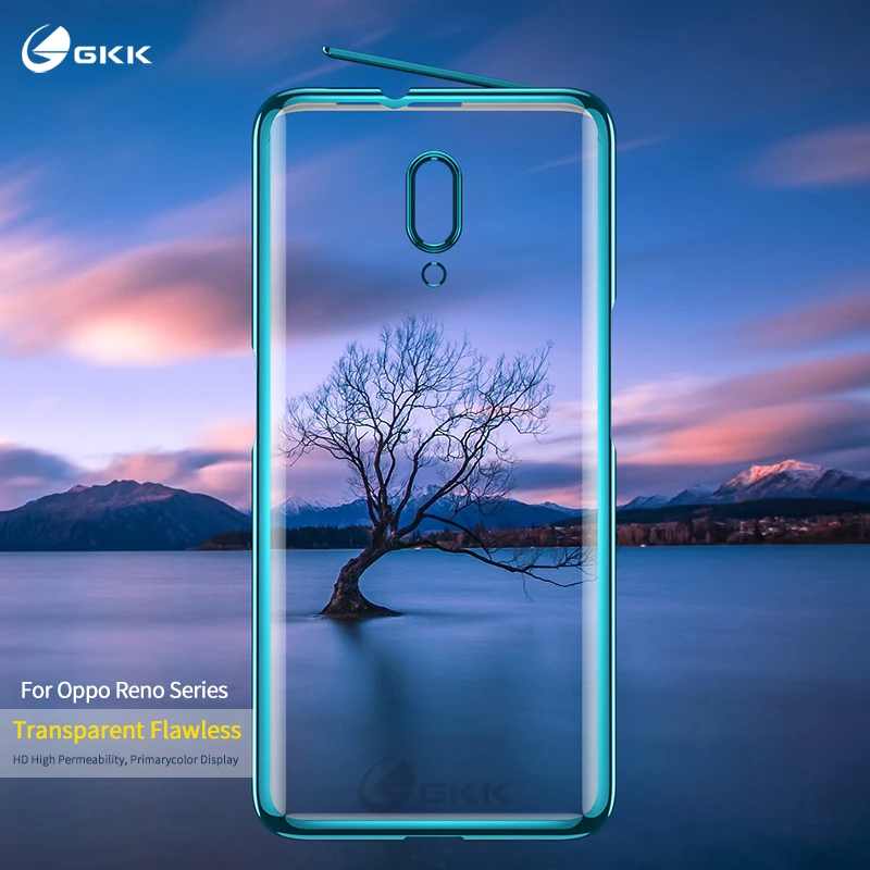 

GKK 2 in 1 Case for OPPO Reno 10X Zoom Case Protection Transparency Plating Shockproof Matte Cover for OPPO Reno 10X Zoom Case