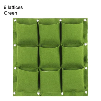 

New Hot Multi-Pocket Wall Hanging Planting Bag Vertical Flower Grow Pouch Planter Garden SMR88