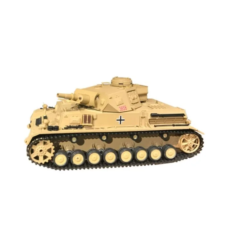RTR Heng Long 1/16 Немецкий Panzer IV F Тип 3858 или F2 3859 Радиоуправляемый средний танк хороший