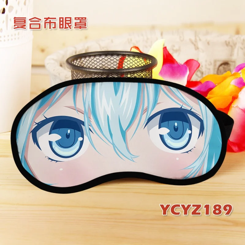 YCYZ189-电波女与青春男动漫彩印复合布眼罩