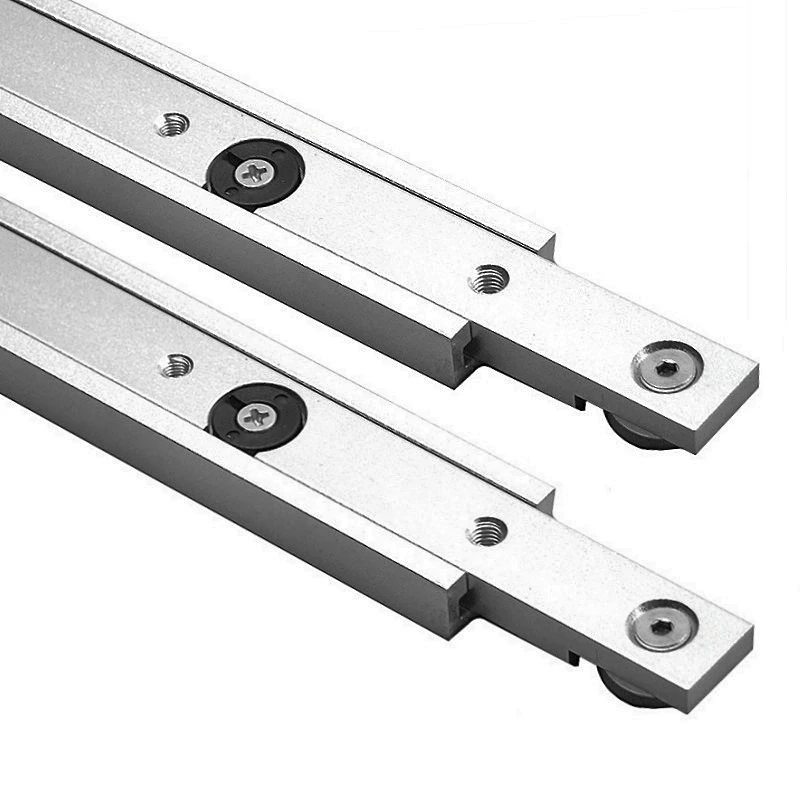 Aluminium T-tracks Slot Miter Track Alloy Bar Slider Table Saw Woodworking Tools 
