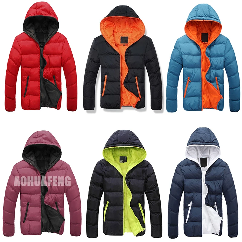 

Men Clothing 2020 Winter Zipper Jacket Parkas Casual Warm Thick Waterproof Zip Up Parka Men's Jackets Fall Windproof Hooded Coat