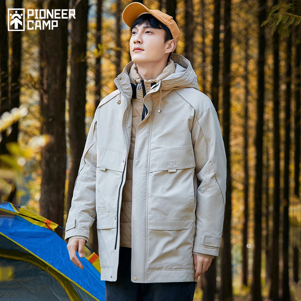 Pioneer Camp impermeables para hombre, abrigos cálidos a prueba de para exteriores, XYR016197S, Invierno 2020|Chaquetas de -