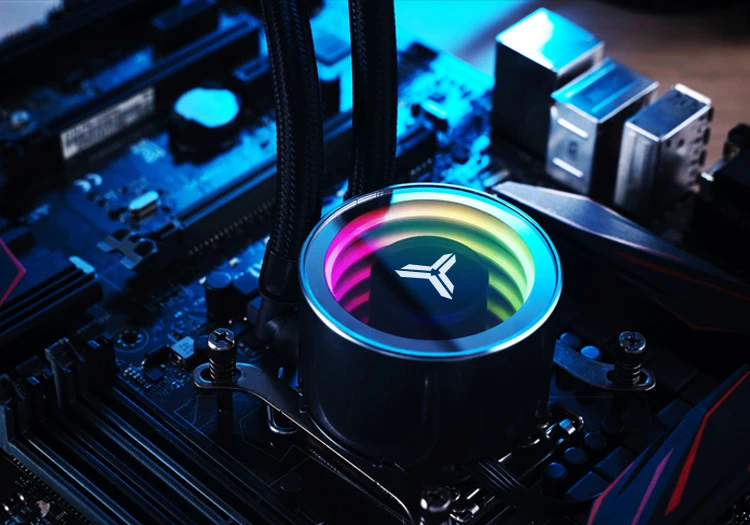 Jonsbo SHADOW 360 cpu кулер для воды(14 каналов воды/синхронизация Shenguang/холодная головка из алюминиевого сплава/с пультом дистанционного управления