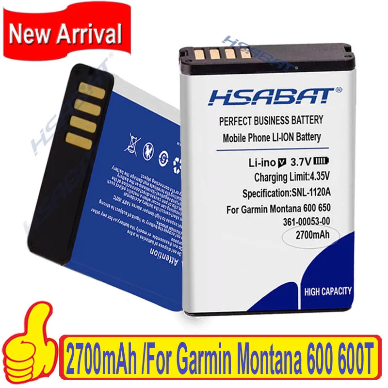 Аккумулятор 2700 мАч 361 00053 00 04 010 11654 03 для Garmin Монтана 600 600T 650 650T VIRB GPS Alpha 100
