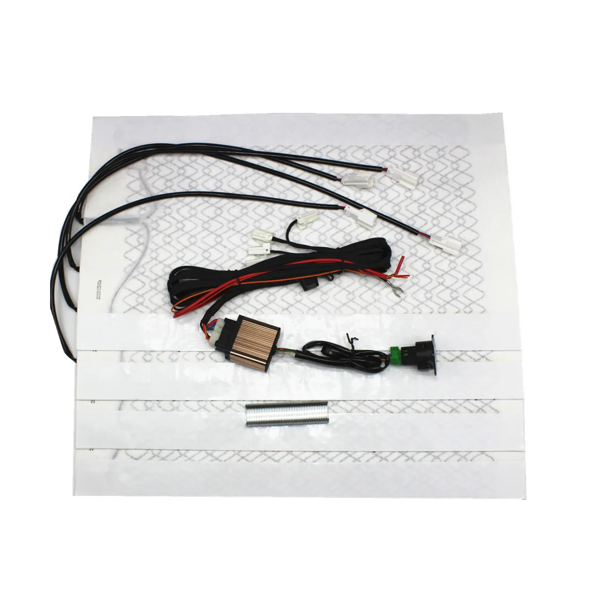 Универсальные чехлы на сиденья из углеродного волокна 4 12 В|Кресла и аксессуары| |