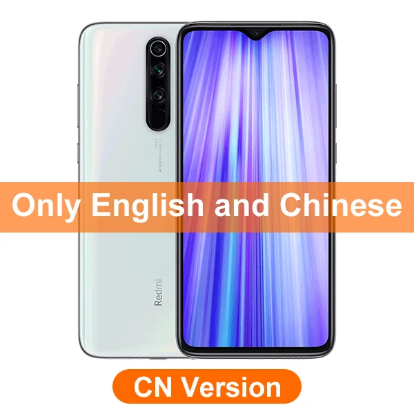 CN Version White Смартфон Redmi Note 8 Pro с глобальной прошивкой, 6 ГБ, 128 ГБ, 64 мп, четыре камеры MTK Helio G90T, 4500 мАч, 18 Вт, QC3.0, NFC, мобильный телефон - Цвет: CN Version White