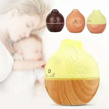 

Wooden Aroma Essential Oil Diffuser Cool Mist Humidifier For Bedroom Top Filling Air Humidifier Home Air Freshener Diffuser