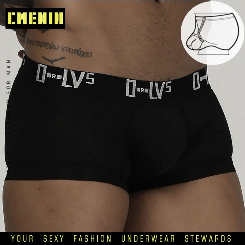 Хлопковое нижнее белье мужские боксеры мужское сексуальные шорты Cueca трусы