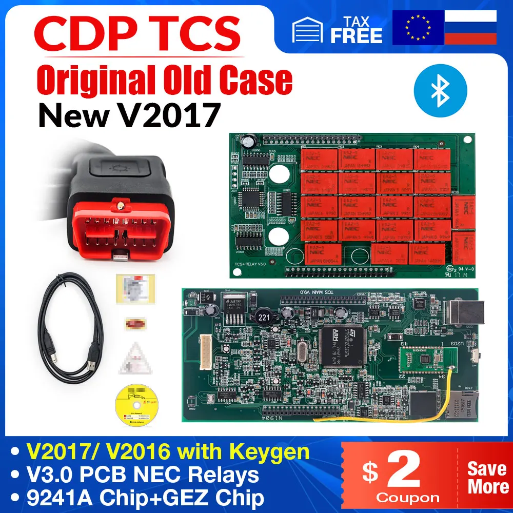 CDP TCS V9.0 плата OBD2 автомобильный Грузовик v3.0 NEC релейная multidiag pro Bluetooth obd ii сканер 2017