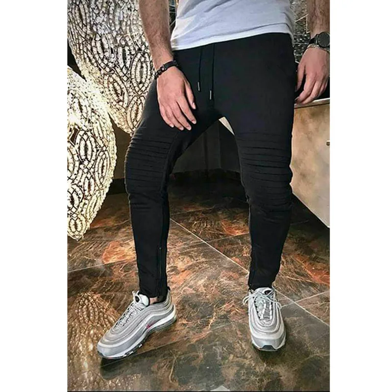 

Men's autumn and summer sports running loose trousers waist bag training stretch leggings running casual trousers sports pants