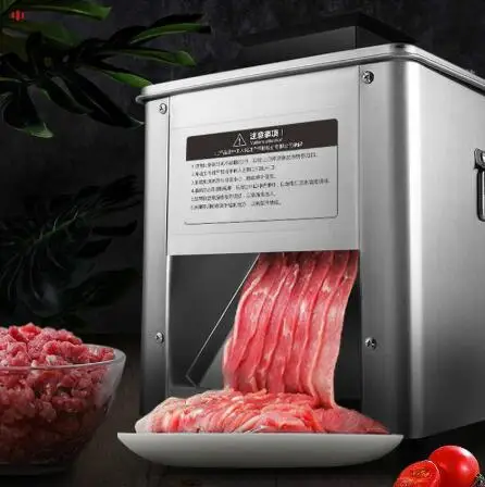 commercial meat slicer Stainless steel slicer Wire cutter automatic Meat grinder Sliced meat dicing machine Vegetable Cutter 3