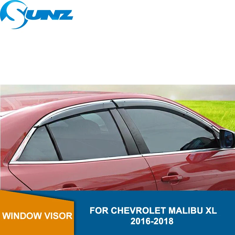 Дефлекторы с задним боковым окном для Chevrolet Malibu XL 2016 2017 2018 оконный козырек