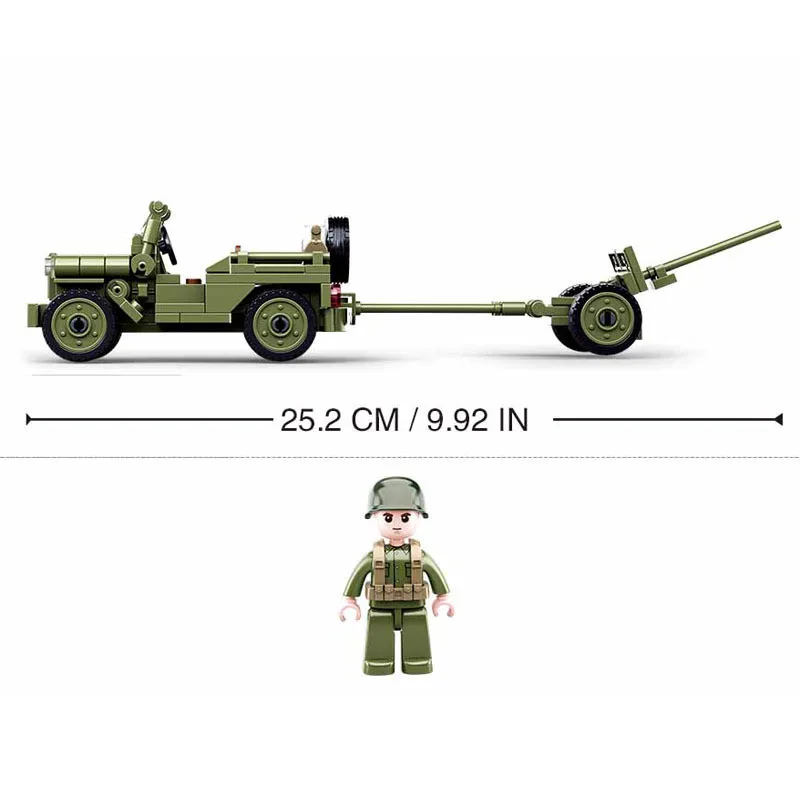 Militärischer Einsatz Overlord Konstruktor Panzer-LKW Atlantik-Festung Flugzeug Landboot Armee Bausteine Brinquedos Spielzeug – Detail 15